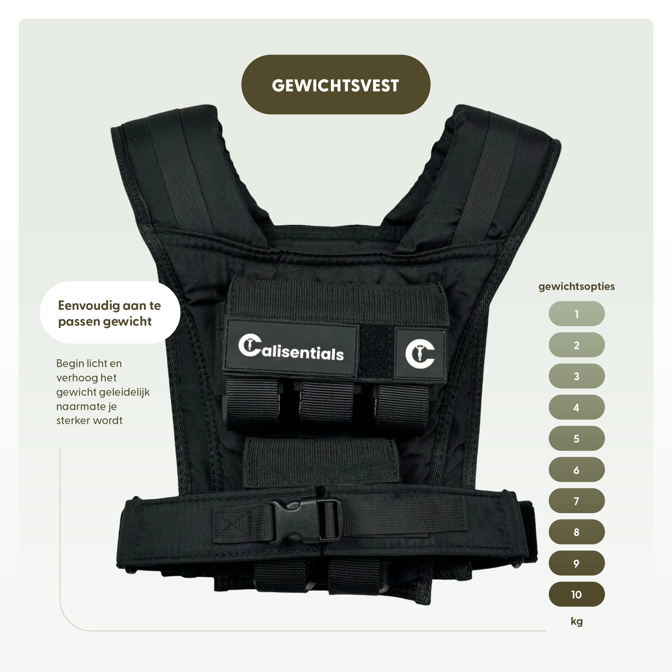 Ultimate Gewichtsvest 10kg