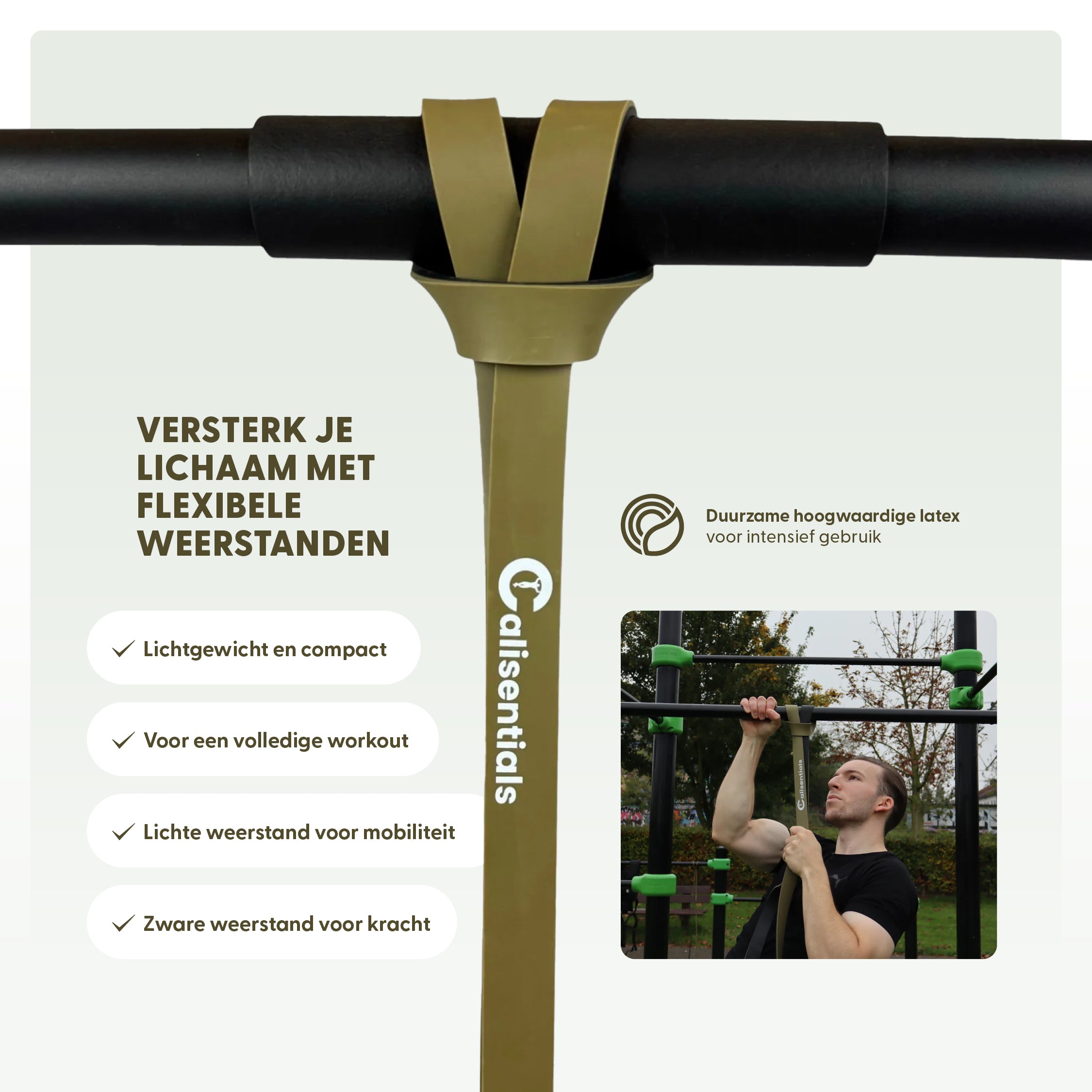 Premium Weerstandsbanden Set | 4-delig
